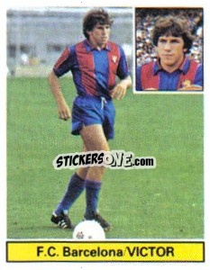 Cromo Víctor - Liga Spagnola 1981-1982
 n. F1 - Colecciones ESTE