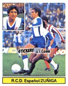 Sticker Zúñiga - Liga Spagnola 1981-1982
 - Colecciones ESTE