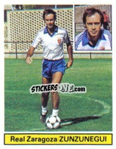Sticker Zunzunegui - Liga Spagnola 1981-1982
 - Colecciones ESTE
