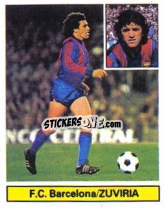 Cromo Zuviría - Liga Spagnola 1981-1982
 - Colecciones ESTE