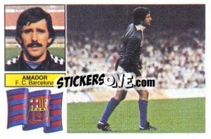 Cromo Amador - Liga Spagnola 1982-1983
 - Colecciones ESTE