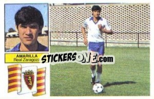 Cromo Amarilla - Liga Spagnola 1982-1983
 - Colecciones ESTE