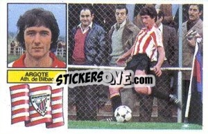 Sticker Argote - Liga Spagnola 1982-1983
 n. 58 - Colecciones ESTE