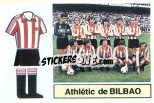 Figurina Ath. Bilbao - Liga Spagnola 1982-1983
 n. AL3 - Colecciones ESTE