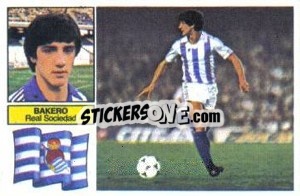 Sticker Bakero - Liga Spagnola 1982-1983
 n. 283 - Colecciones ESTE