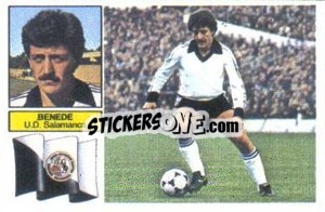 Sticker Benede - Liga Spagnola 1982-1983
 n. F11a - Colecciones ESTE