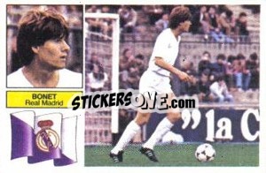Sticker Bonet - Liga Spagnola 1982-1983
 n. F7 - Colecciones ESTE