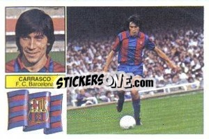 Sticker Carrasco - Liga Spagnola 1982-1983
 n. 18 - Colecciones ESTE