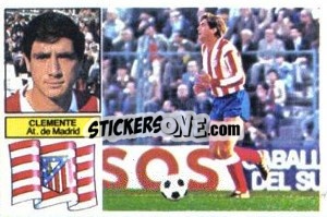 Sticker Clemente - Liga Spagnola 1982-1983
 n. 142 - Colecciones ESTE