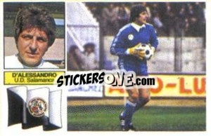 Sticker D’Alessandro - Liga Spagnola 1982-1983
 - Colecciones ESTE