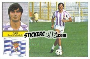 Sticker Díez - Liga Spagnola 1982-1983
 n. F26b - Colecciones ESTE