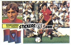 Cromo Echevarría - Liga Spagnola 1982-1983
 - Colecciones ESTE