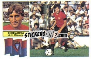 Figurina Echevarría - Liga Spagnola 1982-1983
 - Colecciones ESTE