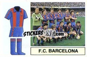 Cromo F.C. Barcelona - Liga Spagnola 1982-1983
 - Colecciones ESTE