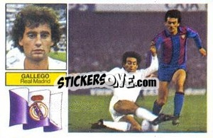 Sticker Gallego - Liga Spagnola 1982-1983
 n. 165 - Colecciones ESTE