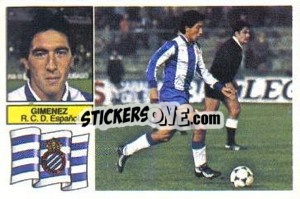Cromo Giménez - Liga Spagnola 1982-1983
 - Colecciones ESTE
