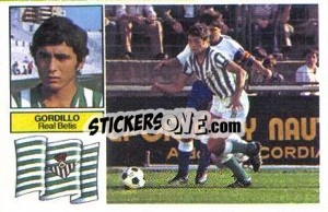 Sticker Gordillo - Liga Spagnola 1982-1983
 n. 30 - Colecciones ESTE