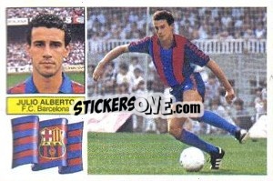 Sticker Julio Alberto - Liga Spagnola 1982-1983
 - Colecciones ESTE