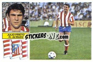 Sticker Julio Prieto - Liga Spagnola 1982-1983
 - Colecciones ESTE