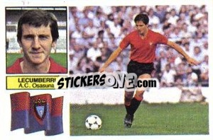 Cromo Lecumberri - Liga Spagnola 1982-1983
 - Colecciones ESTE