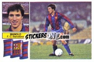 Sticker Manolo - Liga Spagnola 1982-1983
 n. 5 - Colecciones ESTE