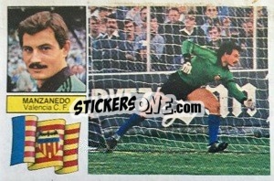 Sticker Manzanedo - Liga Spagnola 1982-1983
 - Colecciones ESTE
