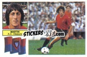 Sticker Martín - Liga Spagnola 1982-1983
 - Colecciones ESTE