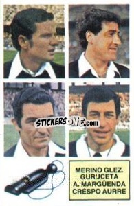 Sticker Merino Glez. / Guruceta / A. Margüenda / Crespo Aurre - Liga Spagnola 1982-1983
 - Colecciones ESTE