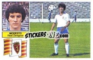 Sticker Modesto - Liga Spagnola 1982-1983
 - Colecciones ESTE