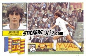Cromo Moreno - Liga Spagnola 1982-1983
 n. 302 - Colecciones ESTE