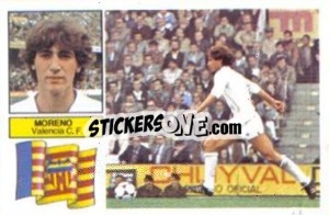 Cromo Moreno - Liga Spagnola 1982-1983
 - Colecciones ESTE