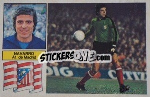 Cromo Navarro - Liga Spagnola 1982-1983
 - Colecciones ESTE