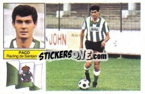 Sticker Paco - Liga Spagnola 1982-1983
 - Colecciones ESTE