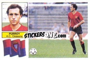 Sticker Purroy - Liga Spagnola 1982-1983
 n. F28c - Colecciones ESTE