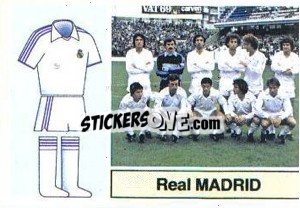 Sticker Real Madrid - Liga Spagnola 1982-1983
 n. AL9 - Colecciones ESTE