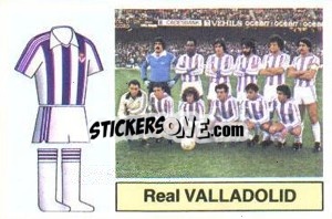 Cromo Real Valladolid - Liga Spagnola 1982-1983
 - Colecciones ESTE