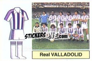 Sticker Real Valladolid - Liga Spagnola 1982-1983
 n. AL17 - Colecciones ESTE