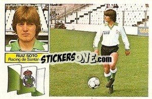 Sticker Ruiz Soto - Liga Spagnola 1982-1983
 - Colecciones ESTE