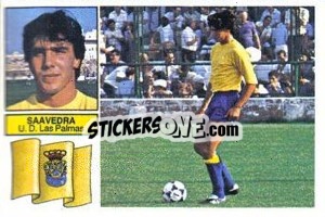 Cromo Saavedra - Liga Spagnola 1982-1983
 - Colecciones ESTE