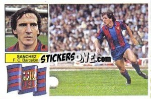 Cromo Sánchez - Liga Spagnola 1982-1983
 - Colecciones ESTE