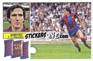 Sticker Sánchez - Liga Spagnola 1982-1983
 n. 11 - Colecciones ESTE