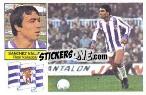 Sticker Sánchez Vallés - Liga Spagnola 1982-1983
 n. 312 - Colecciones ESTE