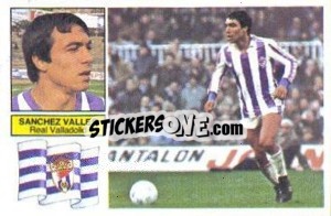 Figurina Sánchez Vallés - Liga Spagnola 1982-1983
 - Colecciones ESTE