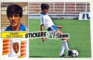 Cromo Saura - Liga Spagnola 1982-1983
 - Colecciones ESTE