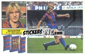 Sticker Schuster - Liga Spagnola 1982-1983
 n. 17 - Colecciones ESTE