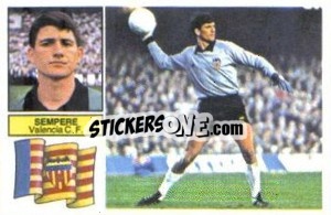 Sticker Sempere - Liga Spagnola 1982-1983
 - Colecciones ESTE