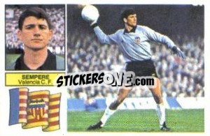 Cromo Sempere - Liga Spagnola 1982-1983
 - Colecciones ESTE