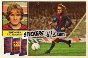 Sticker Simonsen - Liga Spagnola 1982-1983
 - Colecciones ESTE
