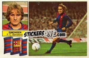 Sticker Simonsen - Liga Spagnola 1982-1983
 n. 23 - Colecciones ESTE