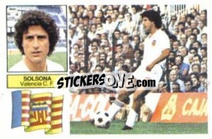 Cromo Solsona - Liga Spagnola 1982-1983
 - Colecciones ESTE